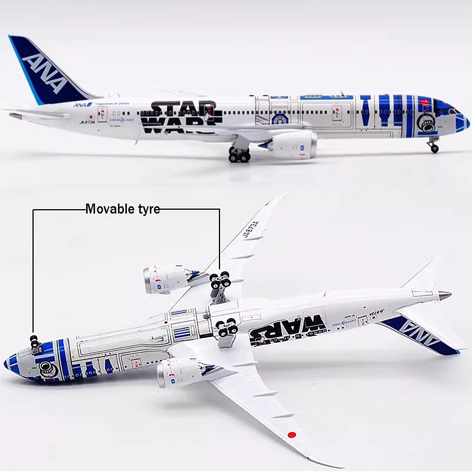 Aviation 全日本空輸 ANA 1:400 B787-8 JA801A Amazon.com: SCYYBF 1:400 ANA Boeing B787-8 Aircraft Model
