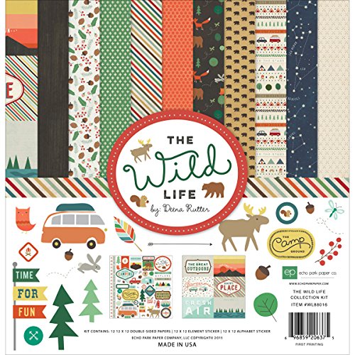 Echo Park Paper Company WL88016 The Wild Life Collection Kit