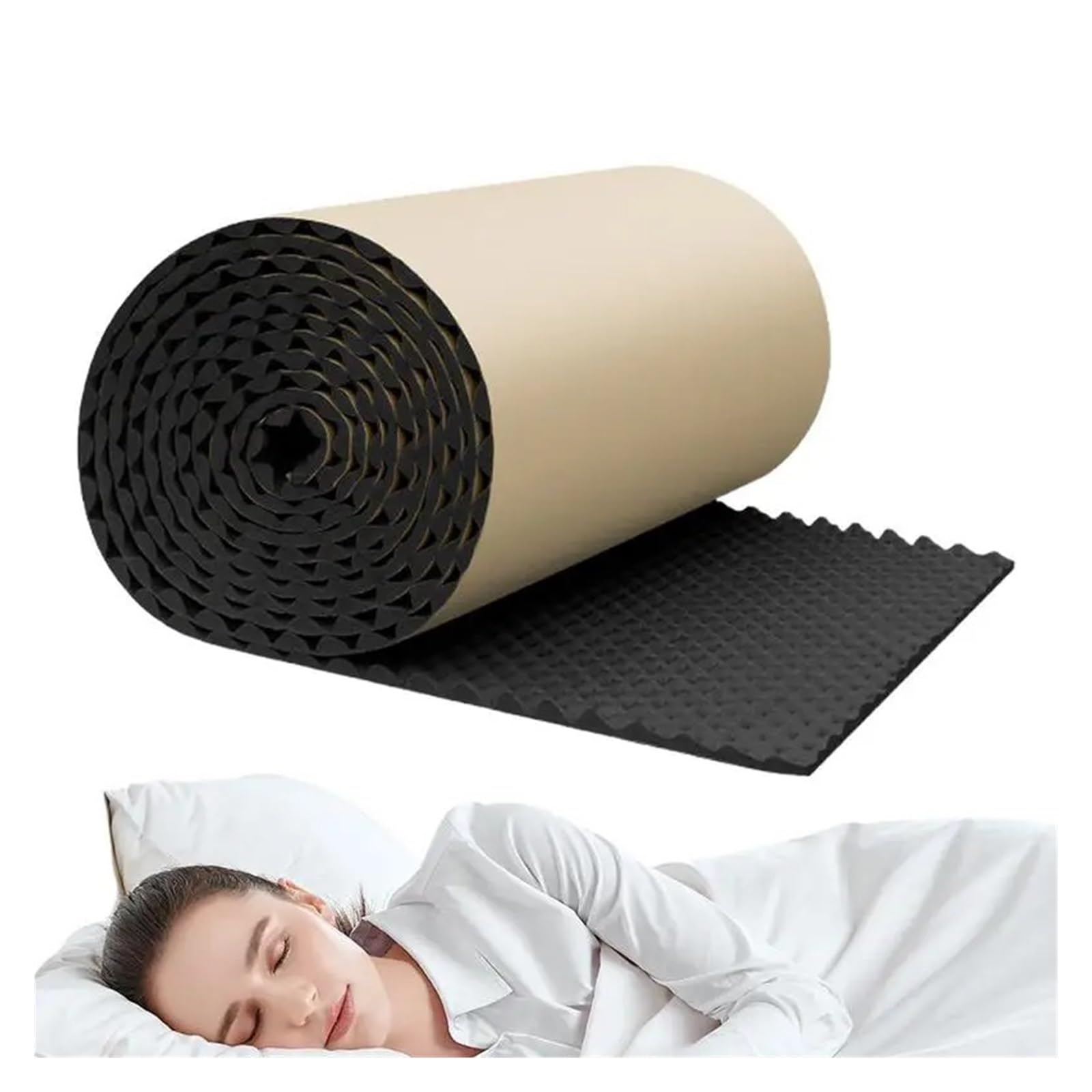 Paneles Sonido, Almohadillas Amortiguadora Barrera Impermeable Autoadhesivas Acolchado Prueba Agua, Estudio Coche, Absorbentes Acústicos Aislante Térmico Acústico