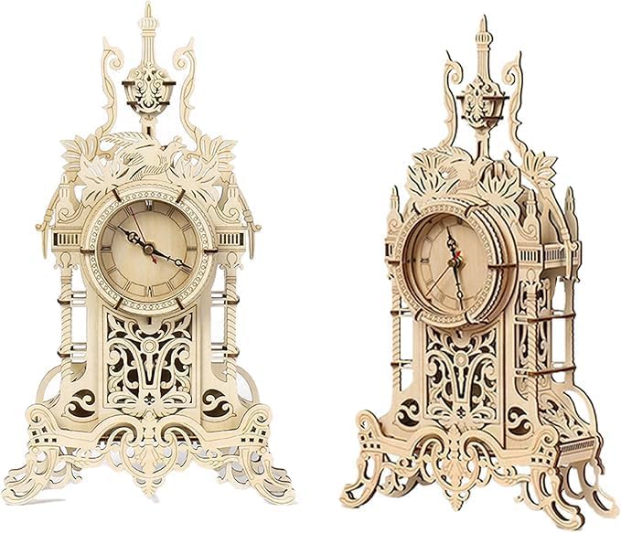 3D Puzzles for Adults Clock Tower 3D Puzzle Building Model 3D Home Décor Puzzle Christmas Birthday Gift Kit【Clock Tower】