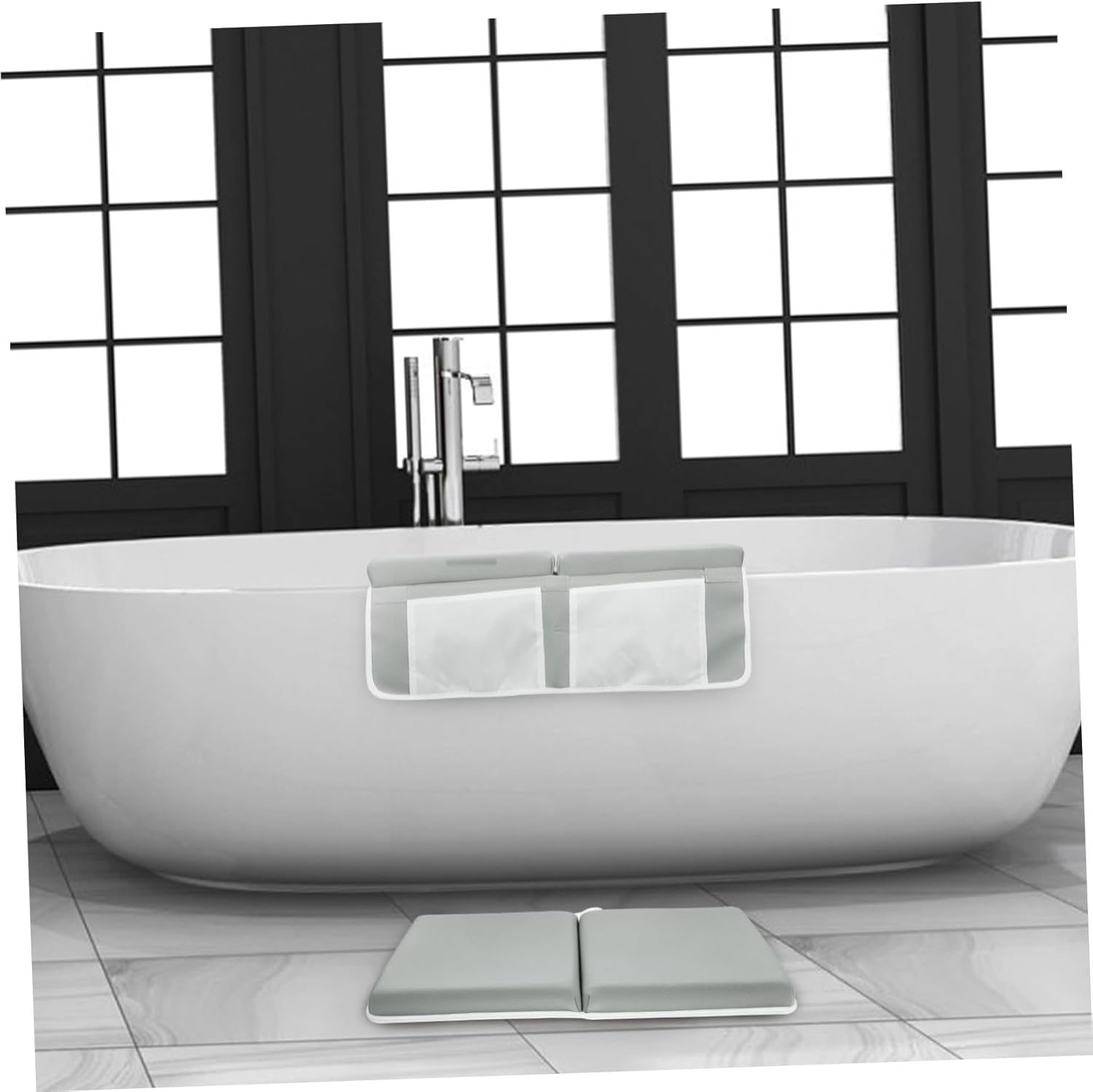 VICASKY Bath Kneeler and Elbow Rest Pad for Comfortable Bathing Non-Slip Kneeling Mat and Elbow Cushion Made with Soft Diving Material Parents