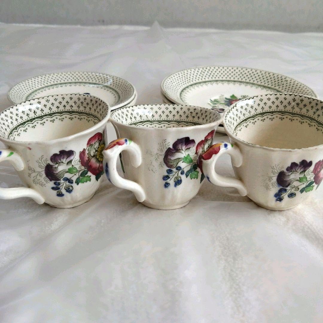 Amazon.co.jp: メイソンズ ペインズリー パターン トリオ 3 客 1950s 