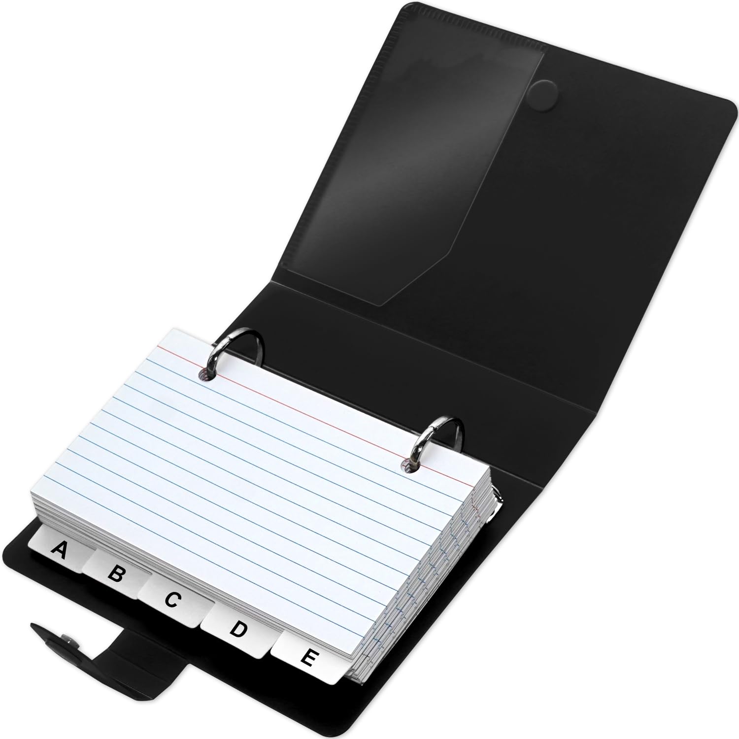 3x5 Lined Index Cards with Ring Binder Holder and Dividers, inches, Black | eBay 3x5 Lined Index Cards with Ring Binder Holder and Dividers, inches, Black | eBay