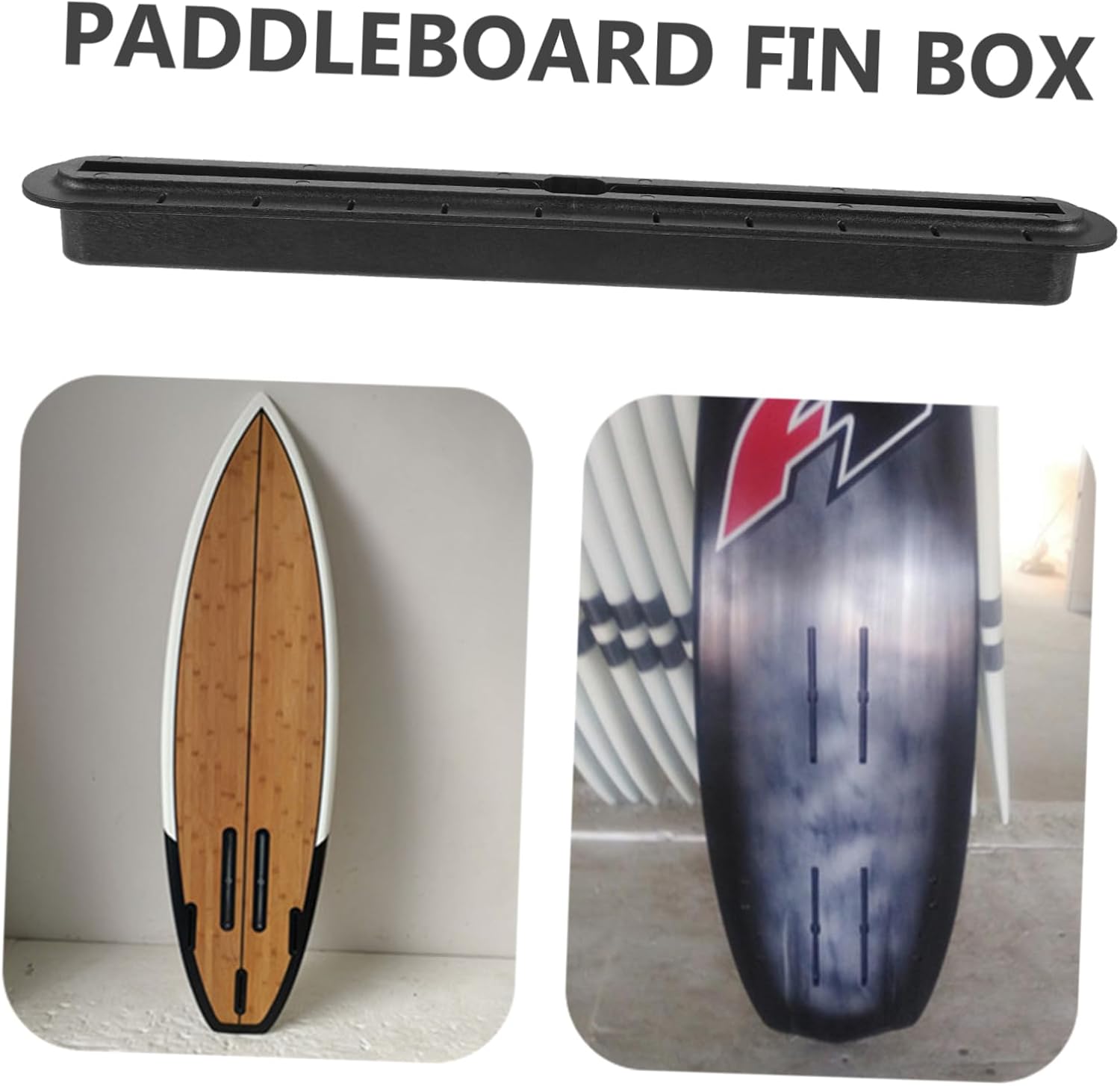 Mipcase Trough Boarding Fins Paddle Inflatable Boat Patch Kit Small Rudder Groove Board Surfing Surf Fix Boat