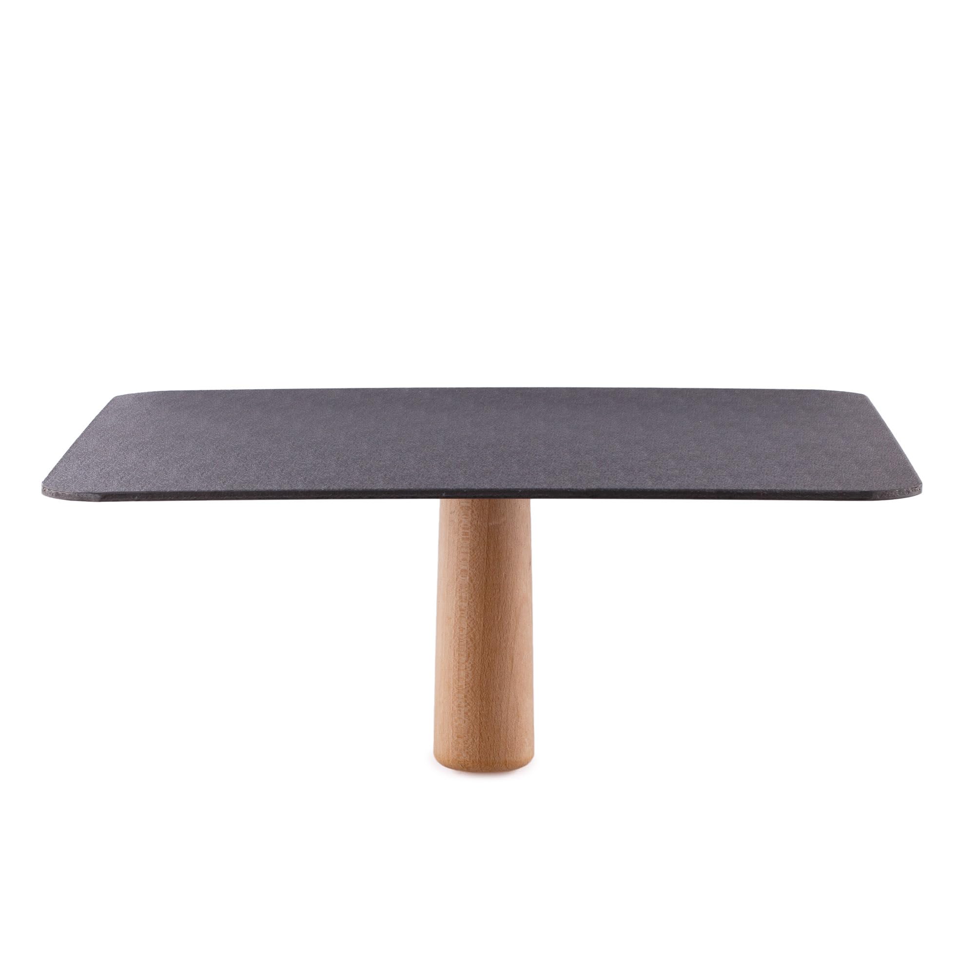 MIVOS PVC Smoothing Trowel, 330 x 330 mm, Eaves with Wooden Handle, Plaster Trowel with Rounded Corners, Smoothing Board - Image 3
