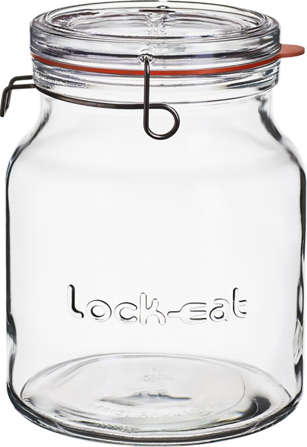 Lock-Eat Vorratsglas mit Bügelverschluss 2000ml - 4 Stück