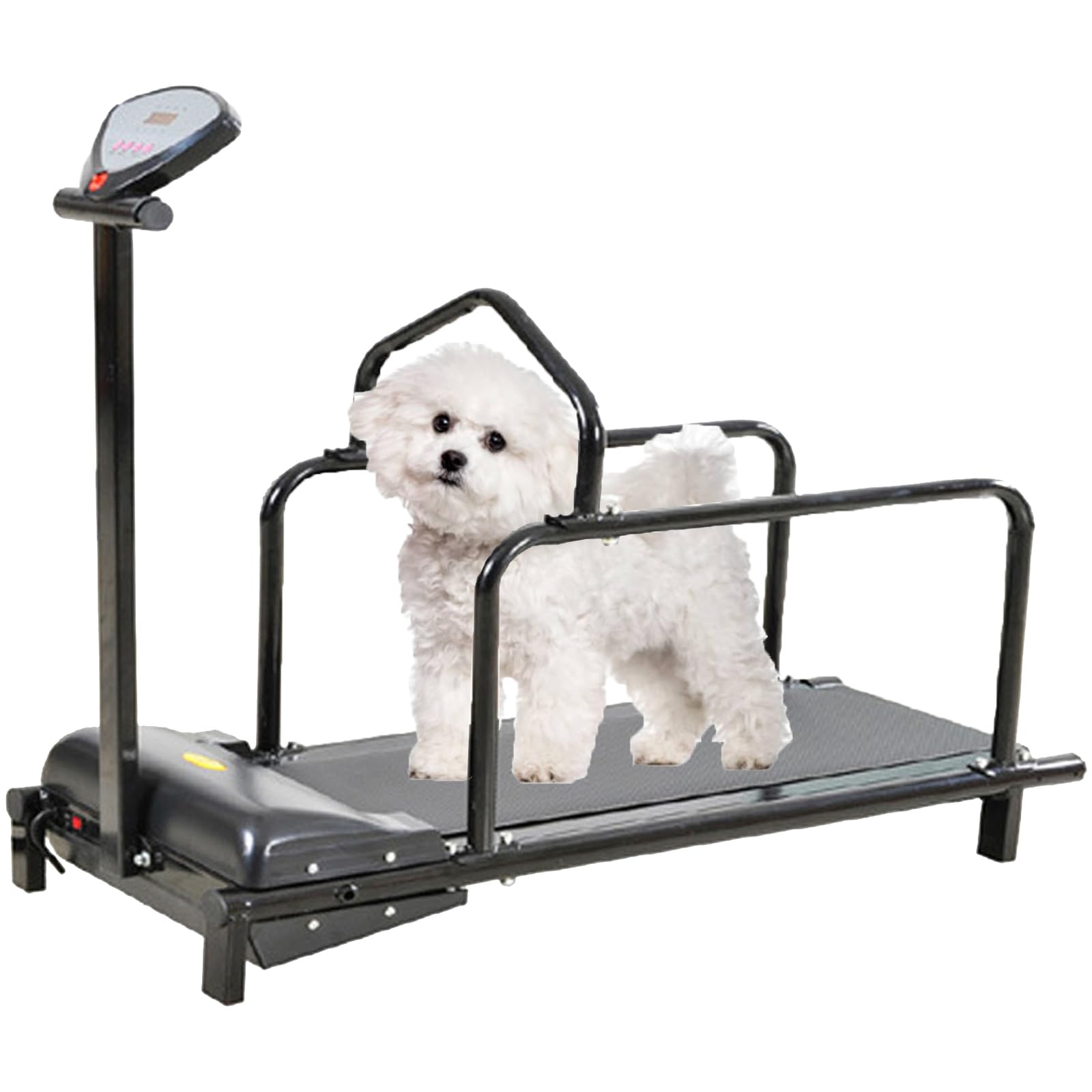 Cinta de correr para perros para entrenamiento y ejercicio, equipo de fitness con pantalla LCD, adecuada para perros de hasta 80 kg
