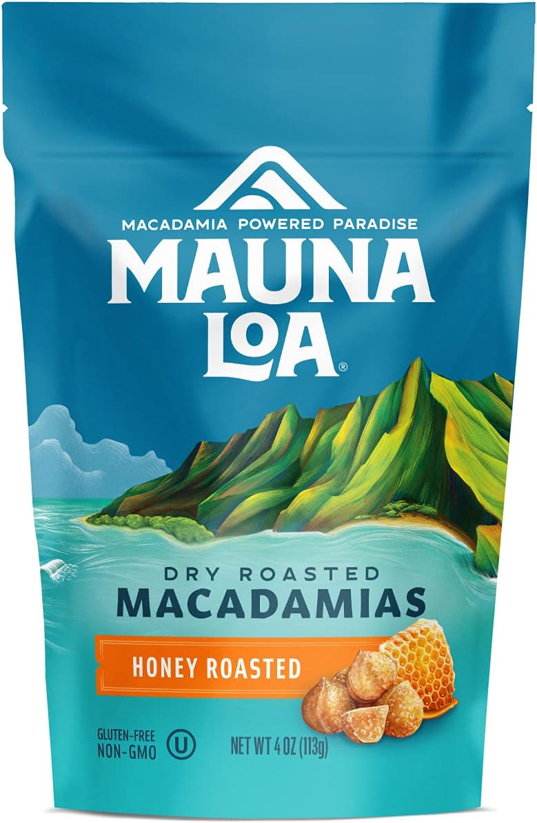 Honey Roasted Macadamia Nuts Mauna Loa Premium Hawaiian Roasted Macadamia Nuts - Ethiopia Macadamia Nuts Unsalted