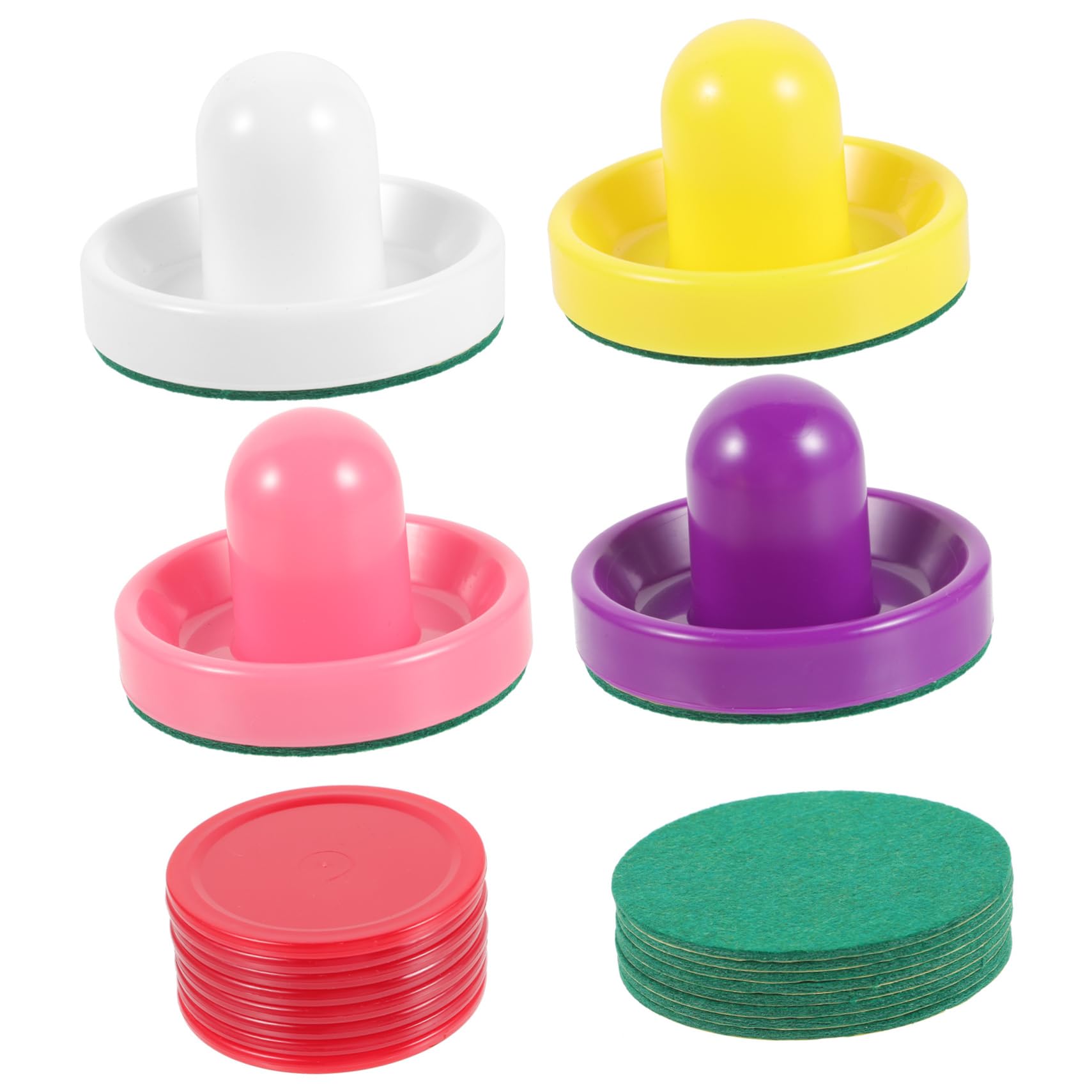 UPKOCH accessori per hockey mini hockey dell'aria spingere tavolo da air hockey spintore del gioco dell'hockey su ghiaccio forniture per hockey su ghiaccio da tavolo flanella