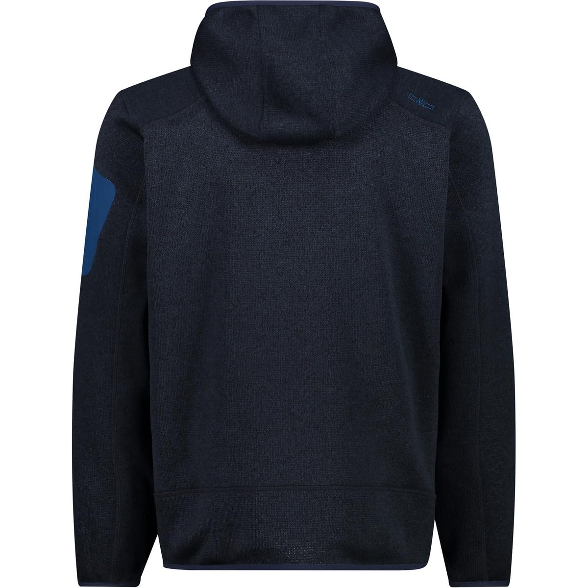 CMP męska kurtka Knit-Tech ze stałym kapturem, B.Blue-Petrol, 50