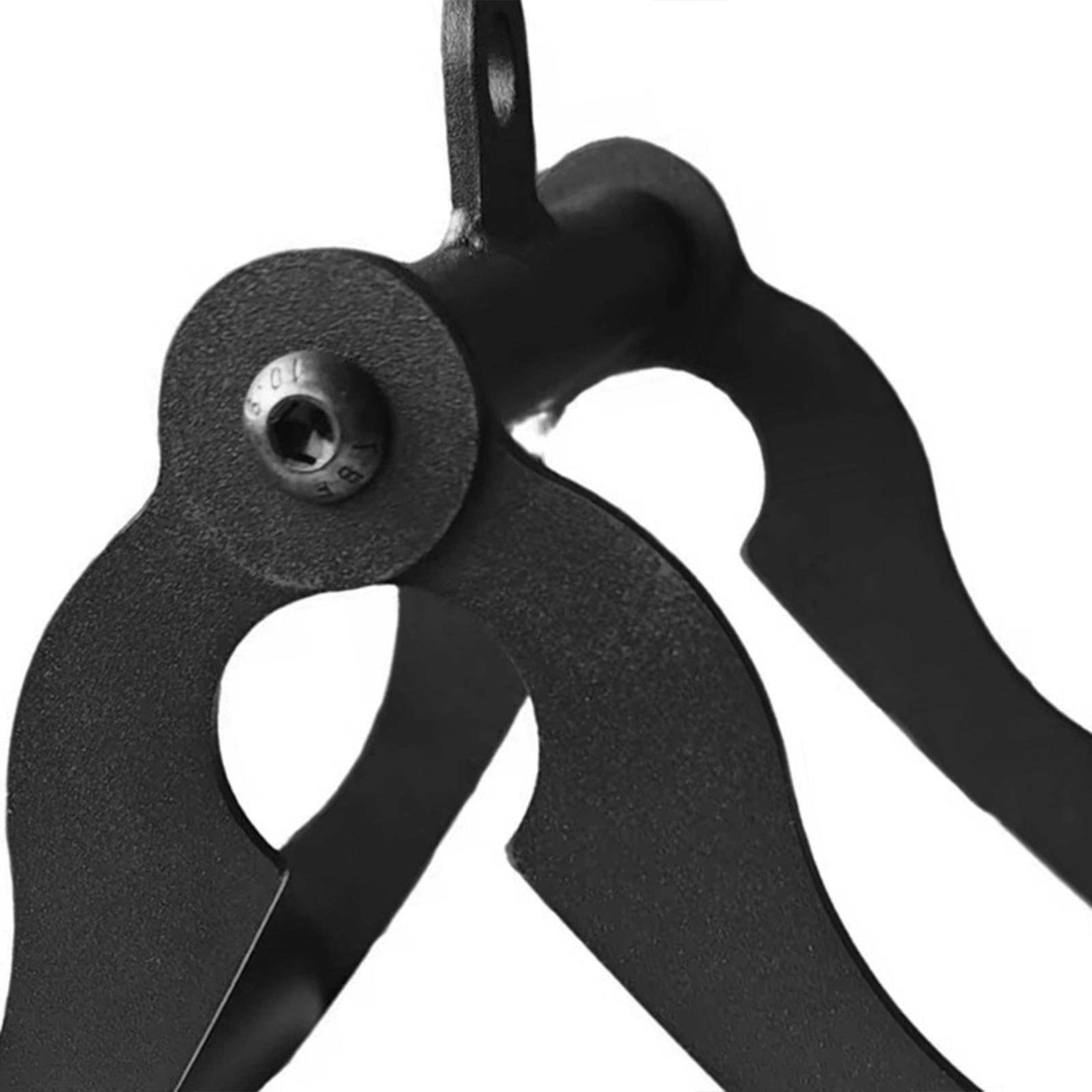 Maniglia a Doppia Fila di D, Accessorio, Palestra Domestica, Attrezzatura per Il Fitness, Accessorio Stabile per Cavi per Esercizi per L'allenamen, Maniglia a Forcella