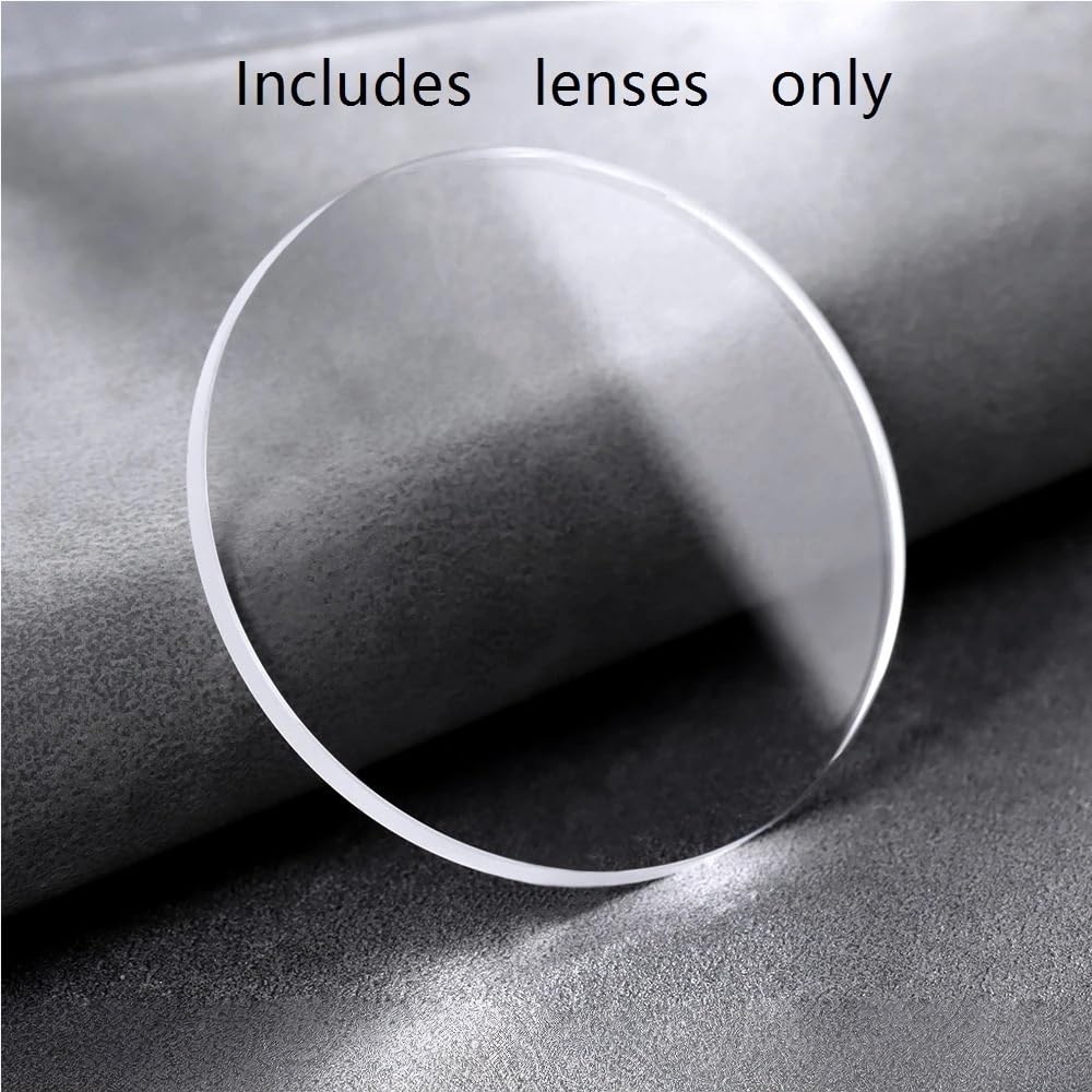 1 Stück Saphirglas-Spiegellinse, 2 mm dick, hochtransparenter Uhrenglas-Ersatz zur Reparatur