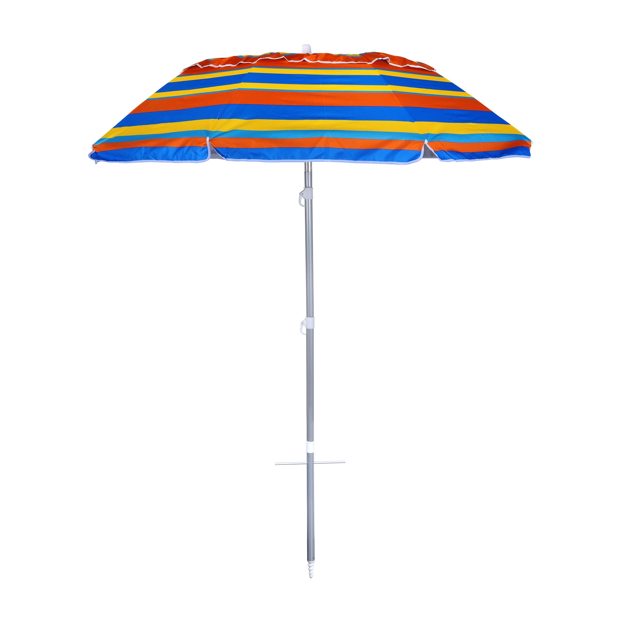 6.5 ft Beach Umbrella with Sand Anchor