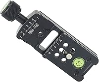 Vista 7 de Riel de 3.937 in Nodal Slide Metal Tornillo Perilla Abrazadera Placa de liberación rápida para trípode Cabeza de bola rápida con RRS Arca Swiss