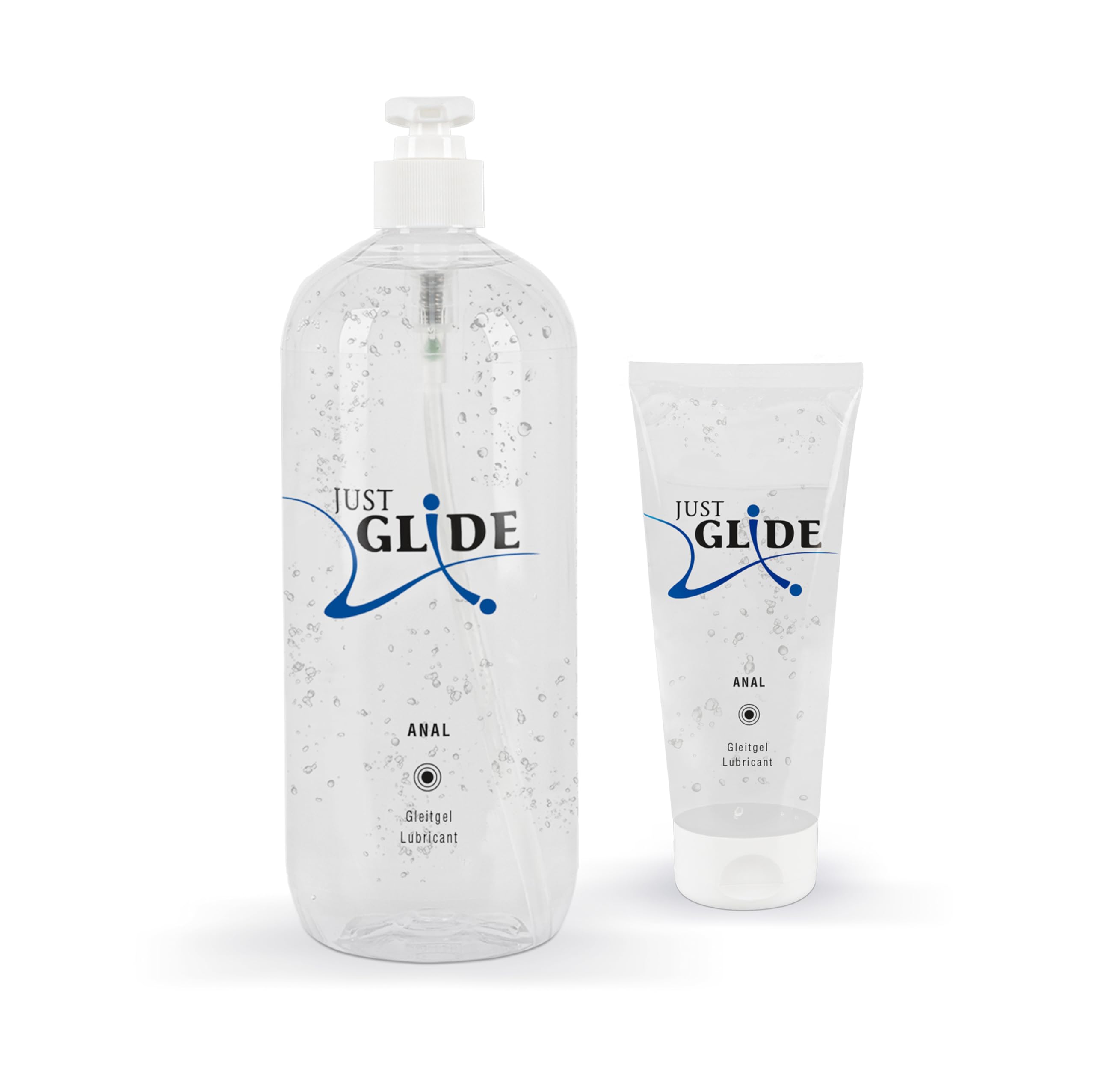 ORION Just Glide Bundle 1200 ml, wasserbasiertes Gleitgel, Toys & Kondome