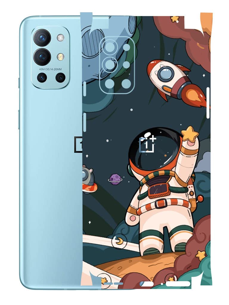 AtOdds - OnePlus 9R Mobile Back Skin Rear Screen Guard Protector Film Wrap (Coverage - Back+Camera+Sides) (Space) (B0BNNDDMHB) Amazon Price History, Amazon Price Tracker