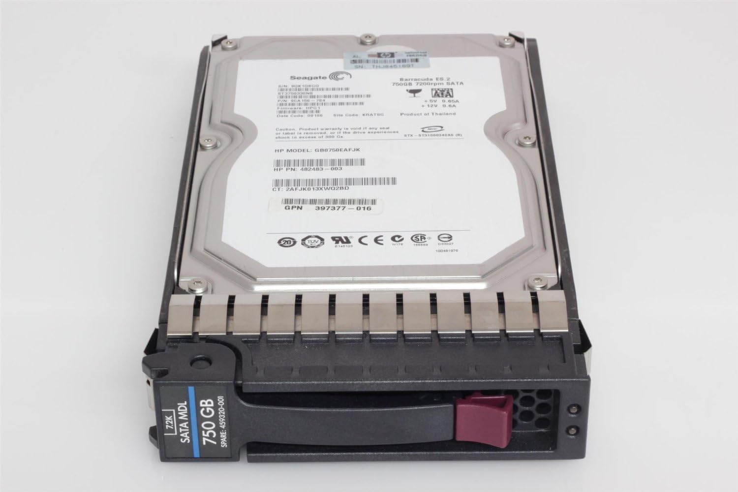 HP 458930-B21 / 459320-001 750GB 7.2K RPM SATA 3.5