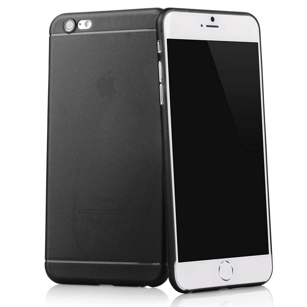 Premium Phone case “Gracili“ in Black Made by QUADOCTA®, Compatible with The Apple iPhone 6s 6 Plus (5.5 inches”). Extreme Thin Bumper as a Premium Accessory for Your Device.