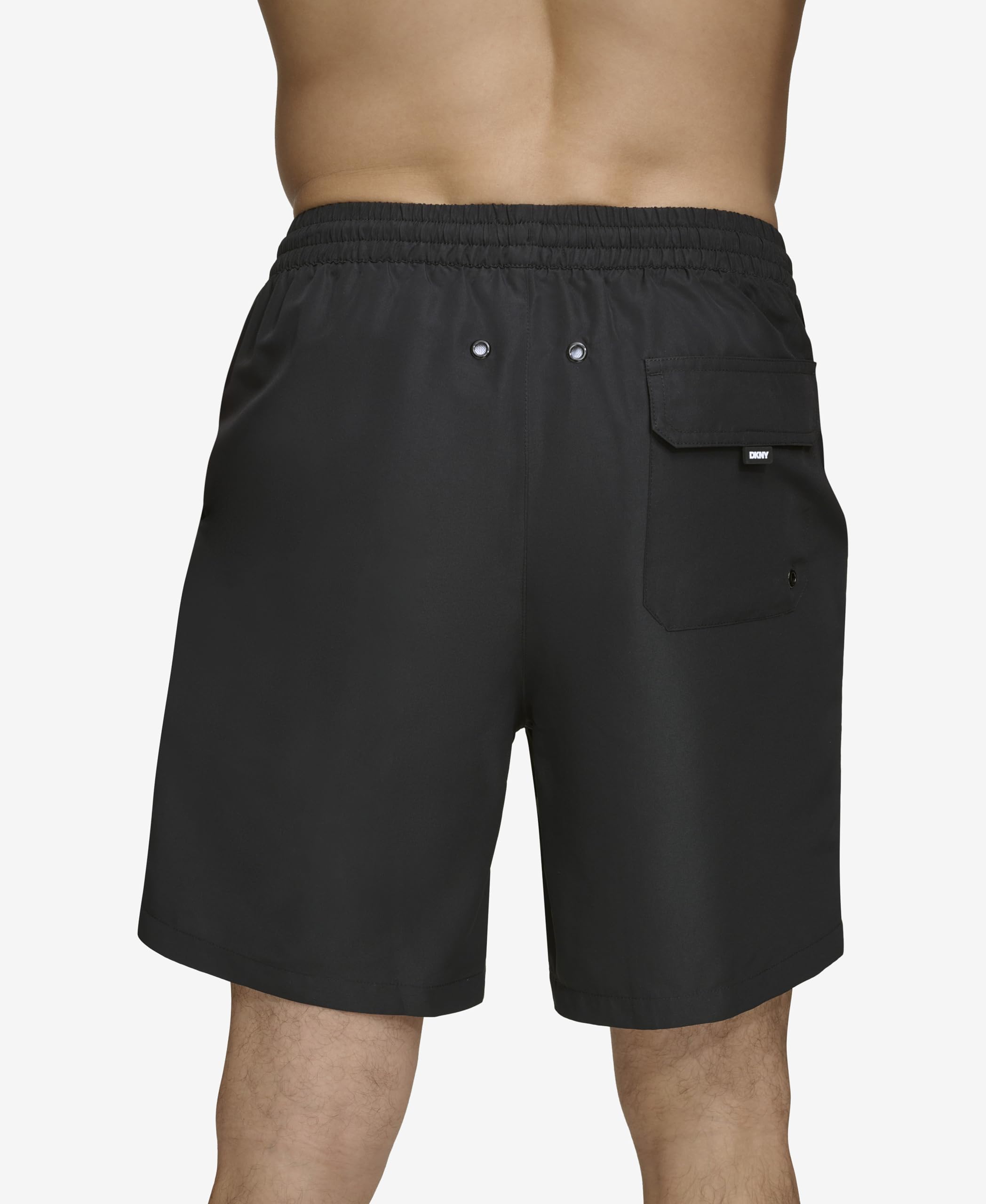 DKNY Stretch Quick Dry Volley UPF 40+ Protection Swim Trunk Bañador para Hombre Hombre (Pack de 1)