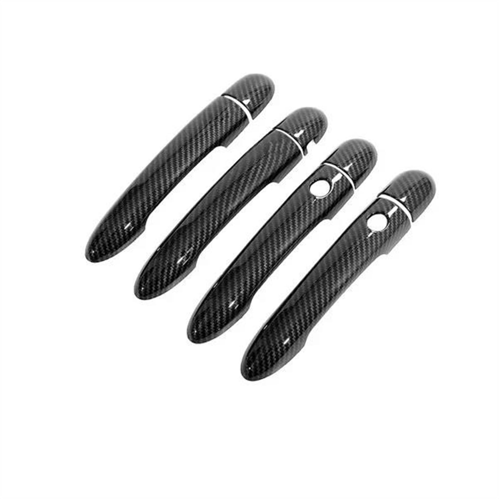 CSSPDM ABS Carbon Fiber Car External Side Door Handle Catch Cover Protection Trim for Nissan for Primera P12 01~08(G)
