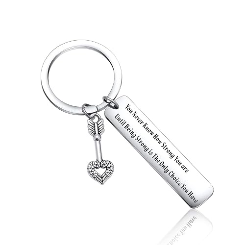 Keytells Inspirational Quote Keychain Uplifting Gifts For Women Get Well