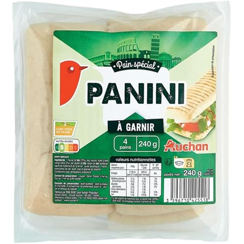 AUCHAN Pain spécial panini 240 g