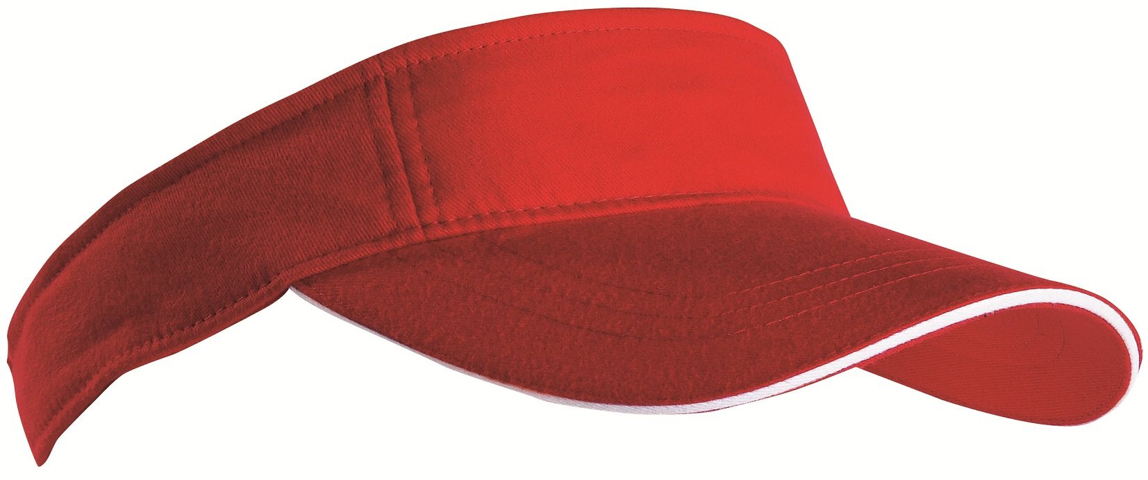 MB CAPS Sports Sun Visor Sandwich Peak Golf Tennis Cap HAT - 12 Colours