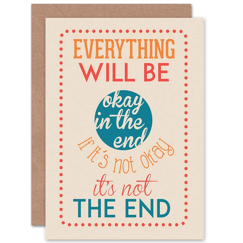 Wee Blue Coo Blue Wee Coo Card Greeting Quote Motivation Everything Will Be Okay