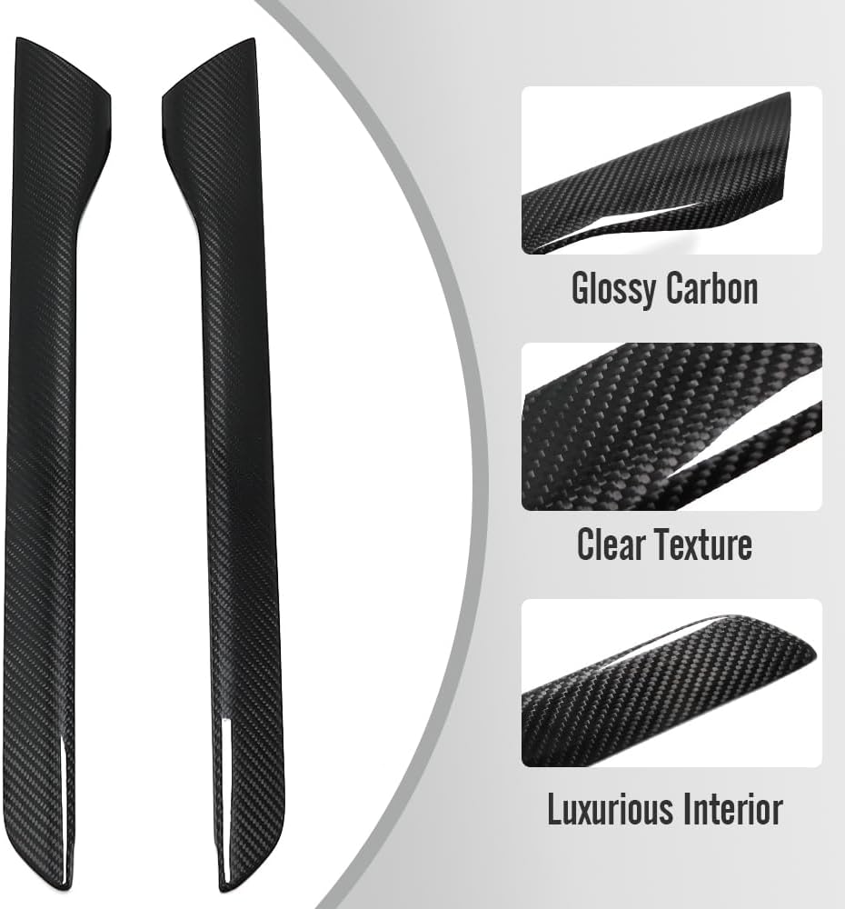 Genuine Carbon Center Console Side Panel Cover Trim for Dodge RAM 1500 TRX 2019 2020 2021 2022 2023,Dashboard Central Strip