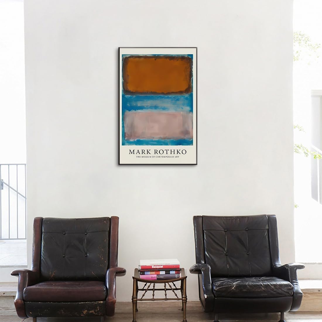 マーク・ロスコ B2白パネルアルミフレーム マーク・ロスコ B2白パネルアルミフレーム アートパネル Mark Rothko