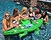 GoFloats GoPong Giant Party Gator Floating Alligator with Cooler and Cup Holders, Over 6 ft Long