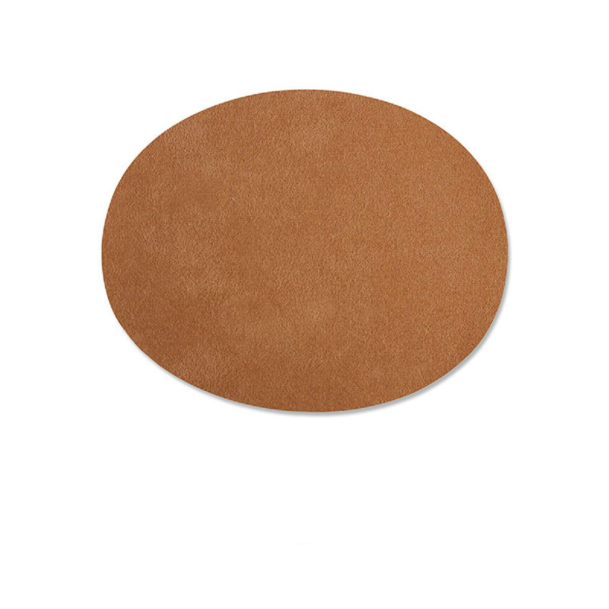 Yalulu 10Pcs Suede Fabric Patch Iron on Patches Fabrics for Clothing Repair Man Bag Clothes Elbow Knee Accessories Applique (#7 Camel)
