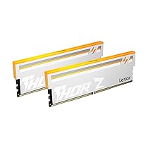 Lexar THOR Z Series RGB RAM DDR5 32GB Kit (2x16GB) 6000 MHz, Memoria Desktop PC UDIMM DRAM 288-Pin, Memoria Computer da gioco DDR5 ad alte Prestazioni Supporto Intel XMP 3.0, AMD EXPO, 1.35V
