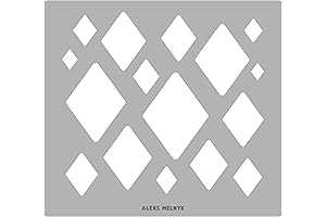 Aleks Melnyk No.202: Precision Diamond Stencil Template for Jewelry