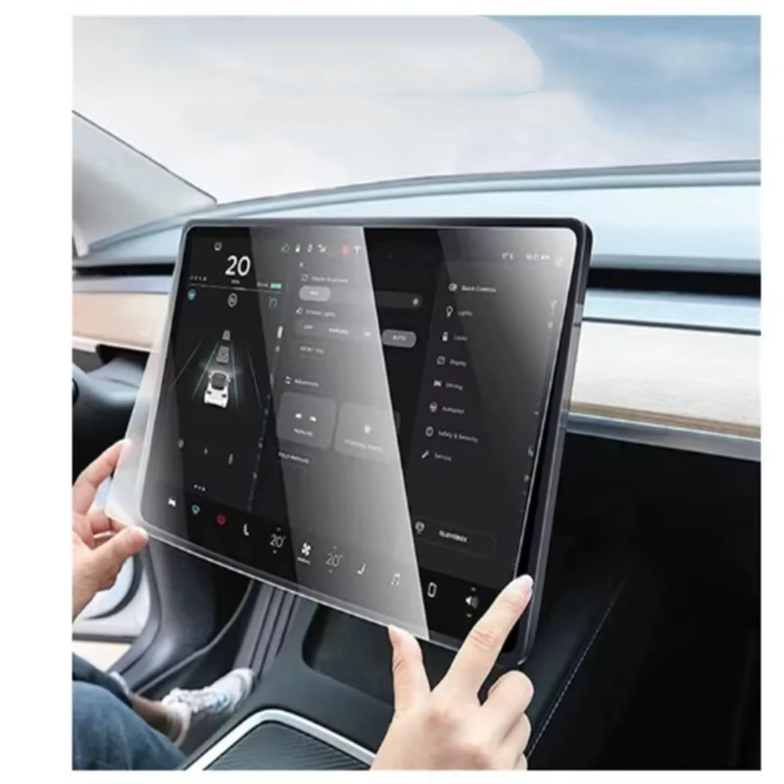 Film Navigation Haute Qualité Écran Tesla Model 3 Y Matte