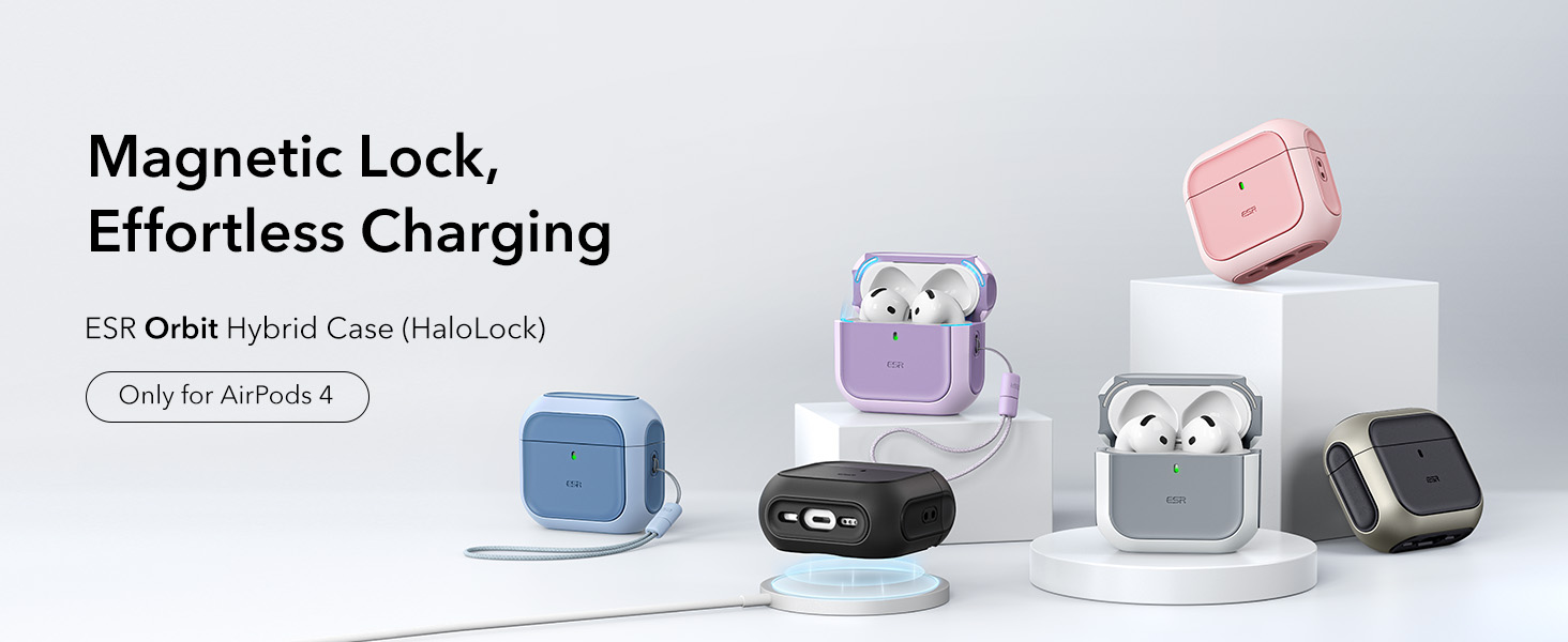 ESR for AirPods 4 Case, Compatible with AirPods 4th Generation