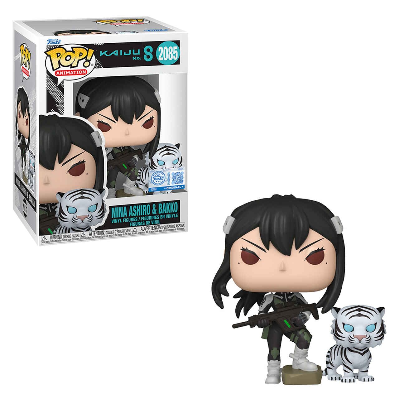 Mina Ashiro & Bakko Funko Pop 2085 Regalo Coleccionistas Caja con Protector
