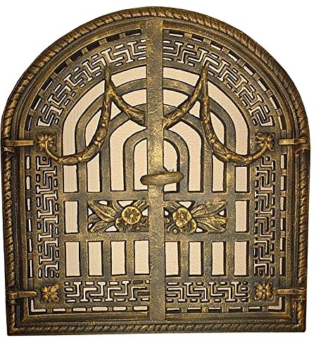 Lüftungsgitter Kamintür Brotbackofen Ofentür Kachelofentür Backofentür Steinbackofentür Pizzaofen hochwertge aus Gusseisen - Tür für