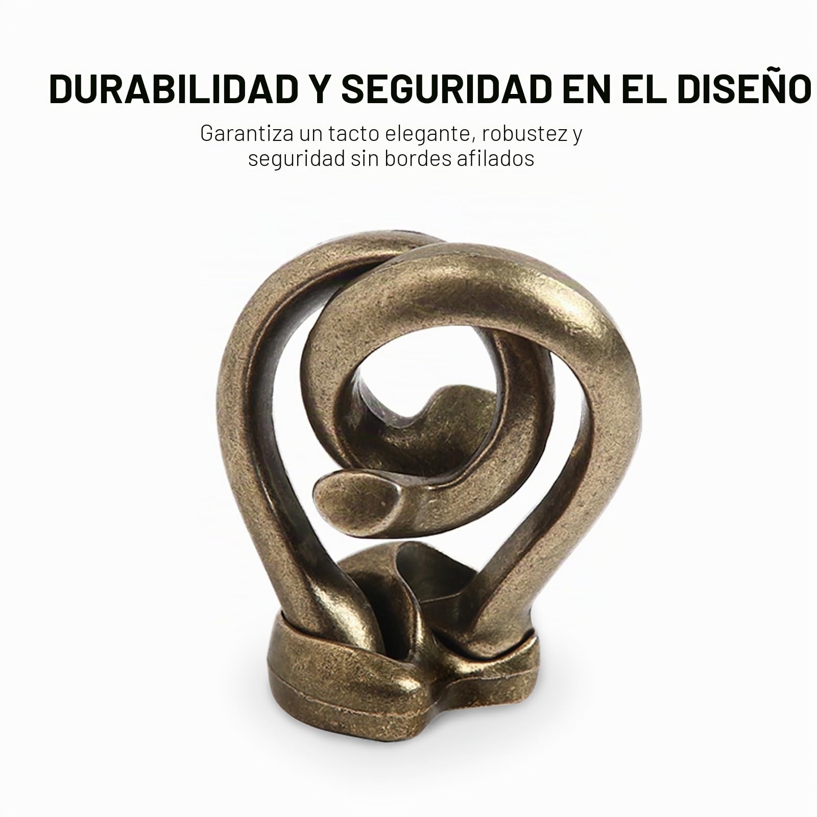 Joyeee 15 Piezas Brain Teaser Rompecabezas de Alambre de Metal, Mind Game IQ Test Unlock Toy, Interlock Challenge Puzzle Game Juguete Educativo Regalo para niños Niñas Adolescentes Adultos, #G