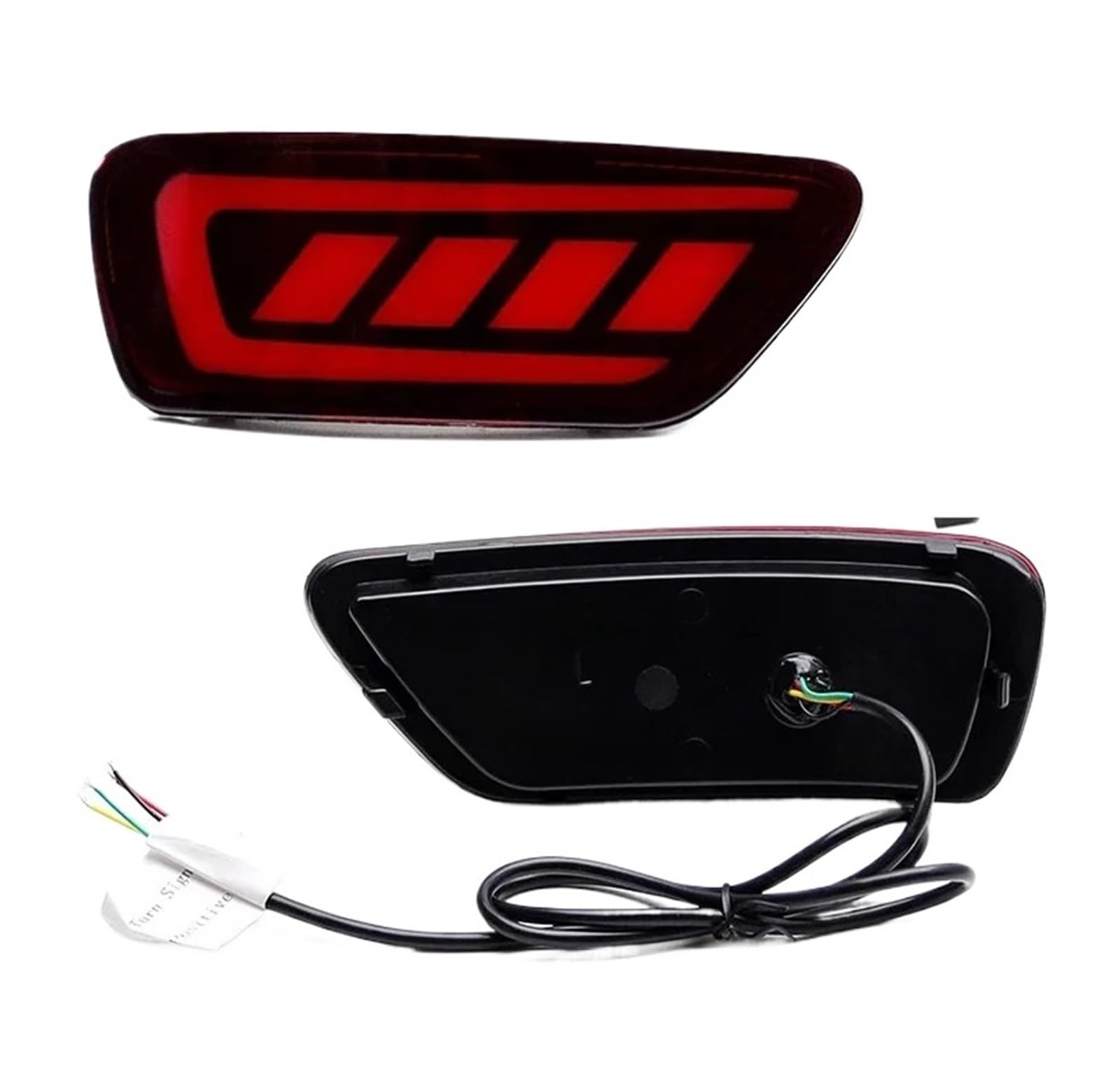Conjunto piloto trasero coche 2 Uds Reflector De Parachoques Trasero Luz Trasera LED Accesorios Coche Luces Freno Señales Giro Fluctuantes Apto Para Grand Para Cherokee 2011-2022