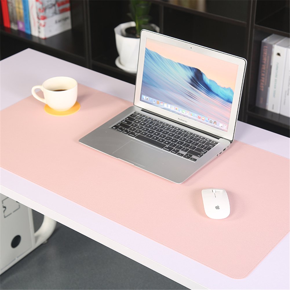 Mouse pad ordinateur LL-COEUR tapis souris grand format étanche cuir - 3