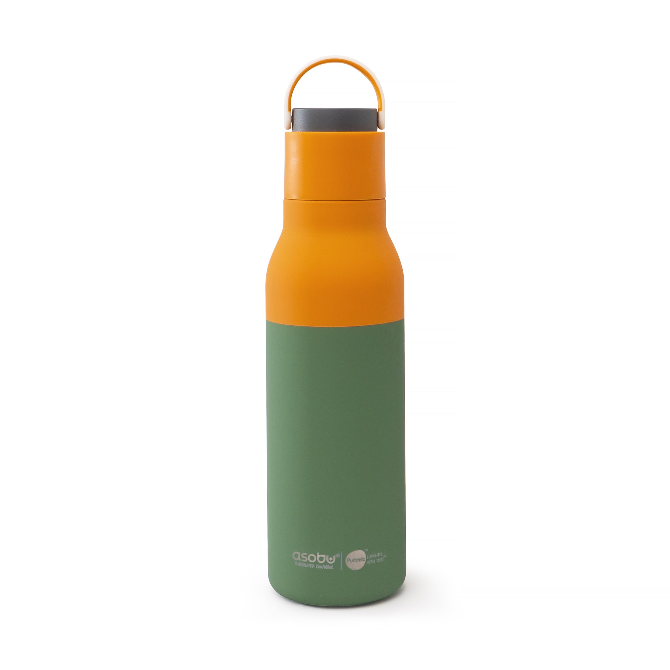 Metro - Borraccia termica a doppia fodera, con cannuccia pop-up e manico, mantiene le bevande fredde per 24 ore, design elegante e resistente per un'idratazione elegante, 22oz / 650 ml, senza BPA