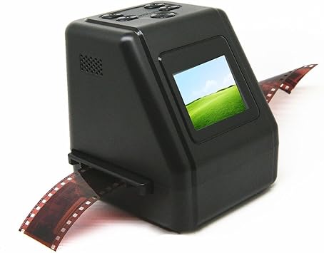 Film Slide Scanner Convert 135 126 110 Films Slides to Negatives Color Black White JPG Photos 22MP with 2.0in LCD Screen, Fast Conversion, Adjust Brightness