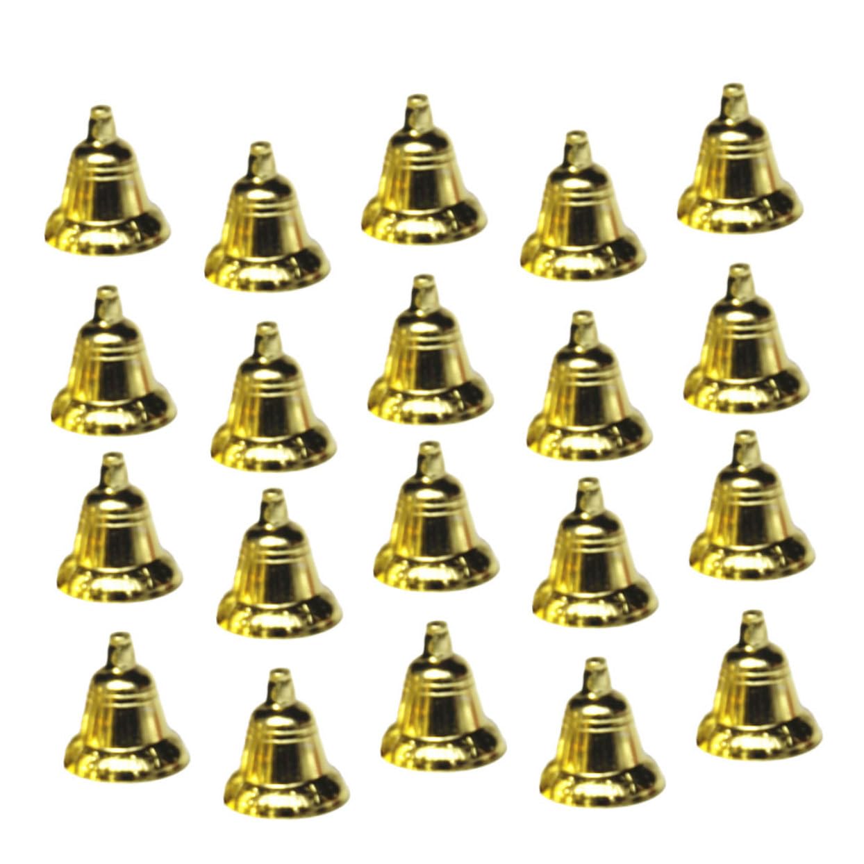 Campanas de Navidad,Adornos navideños Believe Bell 30 Piezas de Manualidades for Campanas navideñas, Campanas Colgantes