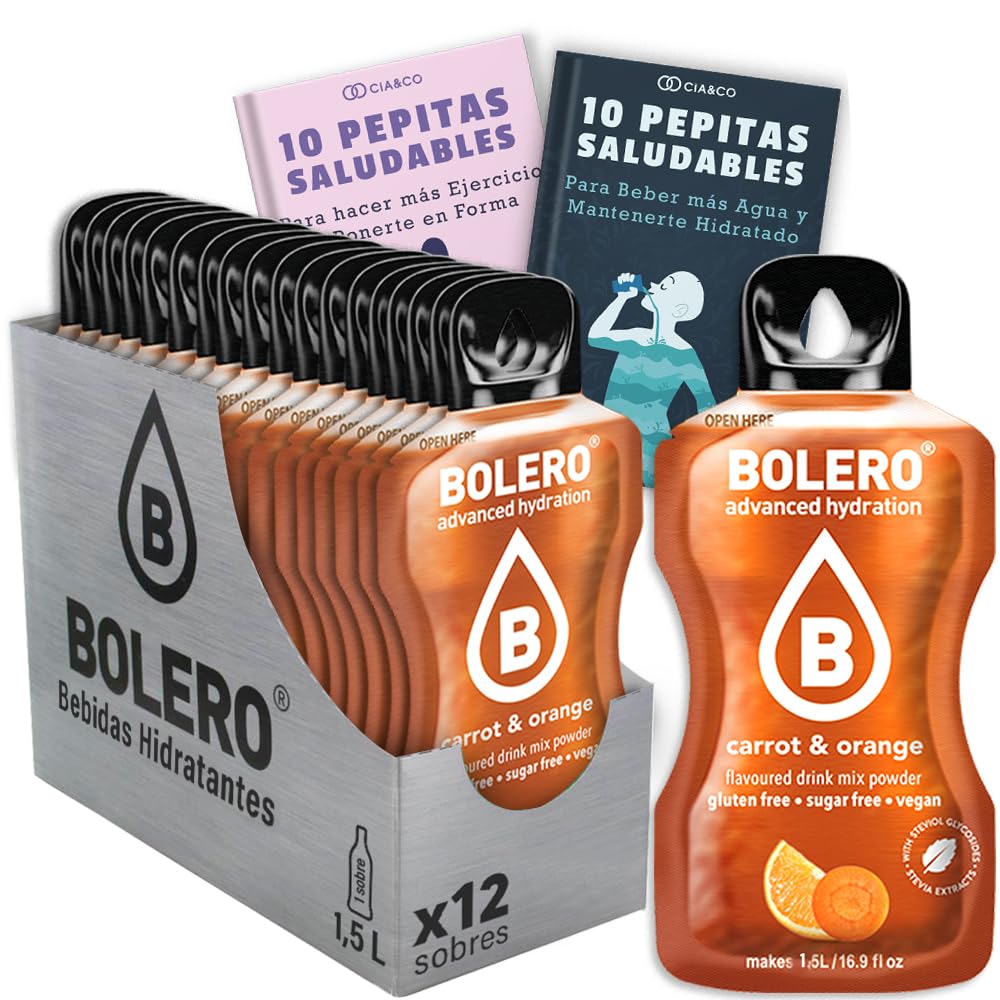 24 x Bebida Bolero COLA Hidratante Sin Azucar (24x9 grs) + 30 Pepitas Saludables para una vida más sana by Cia&Co — view 143