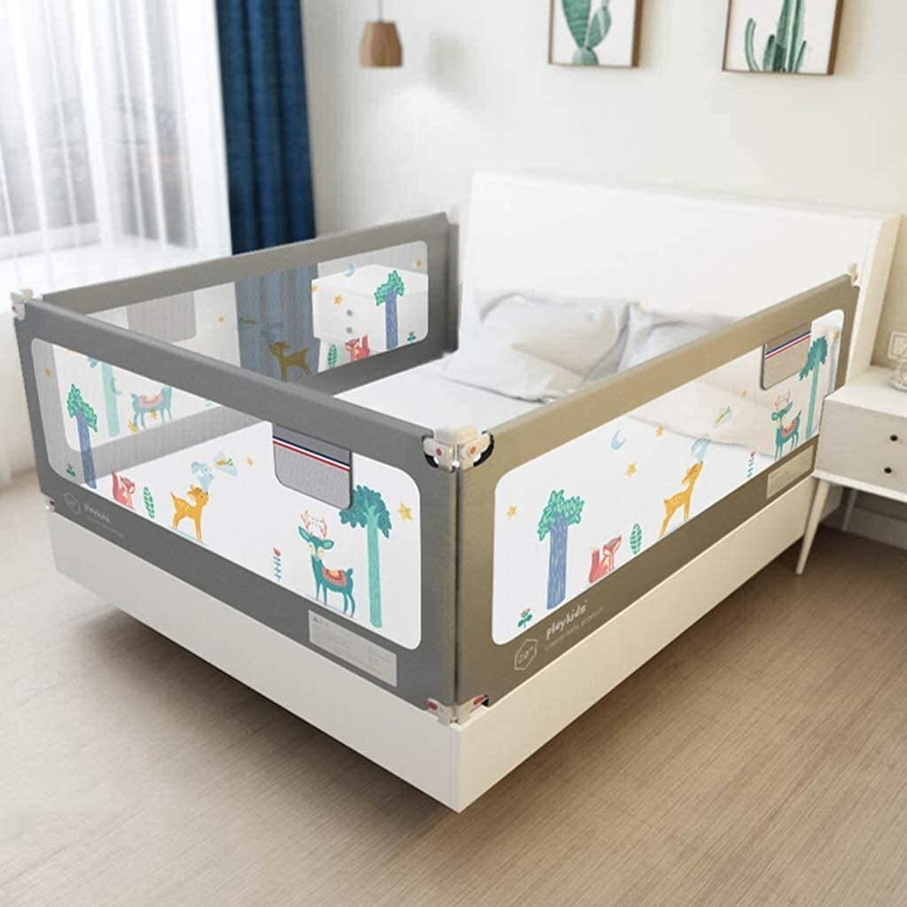 Baranda de Cama para corralito de bebé Estilo único y barandilla de Cuna Resistente a roturas Ajustable Segura para niños para garantizar un sueño Seguro para los niños Juguete Ant
