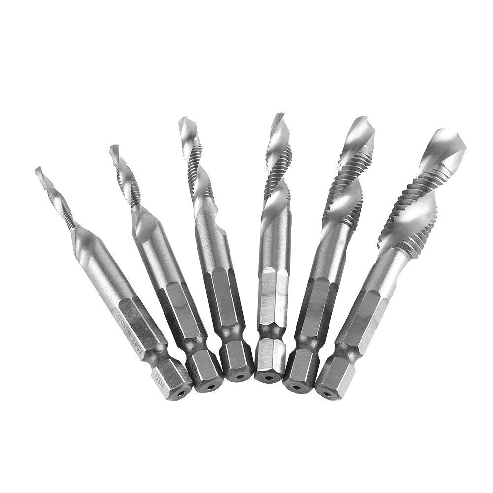 Tarauds hélicoïdaux M3-M10 en acier rapide pour évacuation des copeaux
