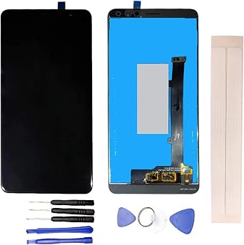 LCD Display & Replacement Touch Screen Digitizer Assembly with Free Tools for ZTE Blade max View Z610DL Black