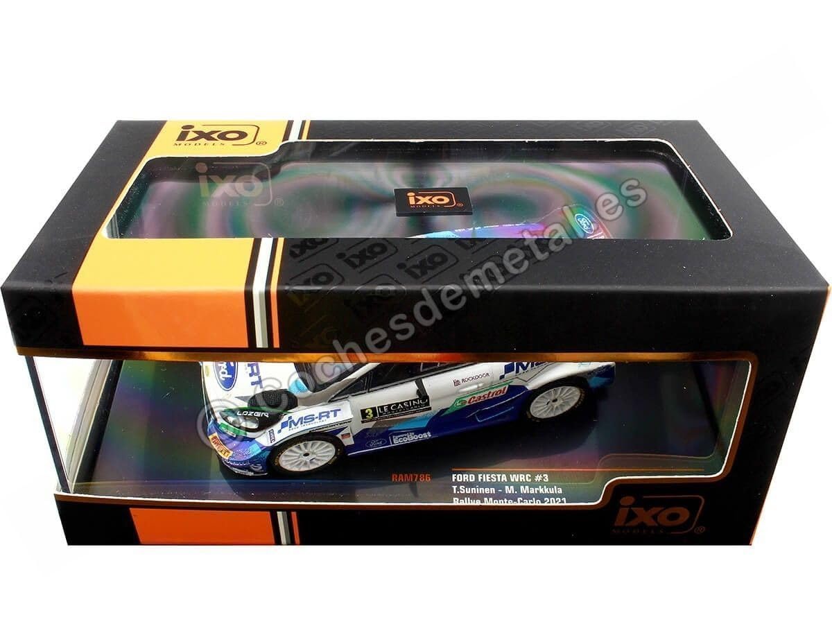 IXO Ford Fiesta WRC #3 Suninen Rallye Monte Carlo 2021 1/43 RAM786