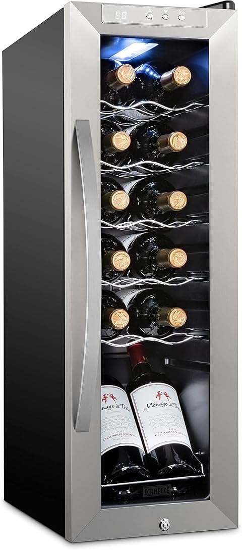 SCHMÉCKÉ SHMFWCC121LSS Wine Cooler Stainless Steel